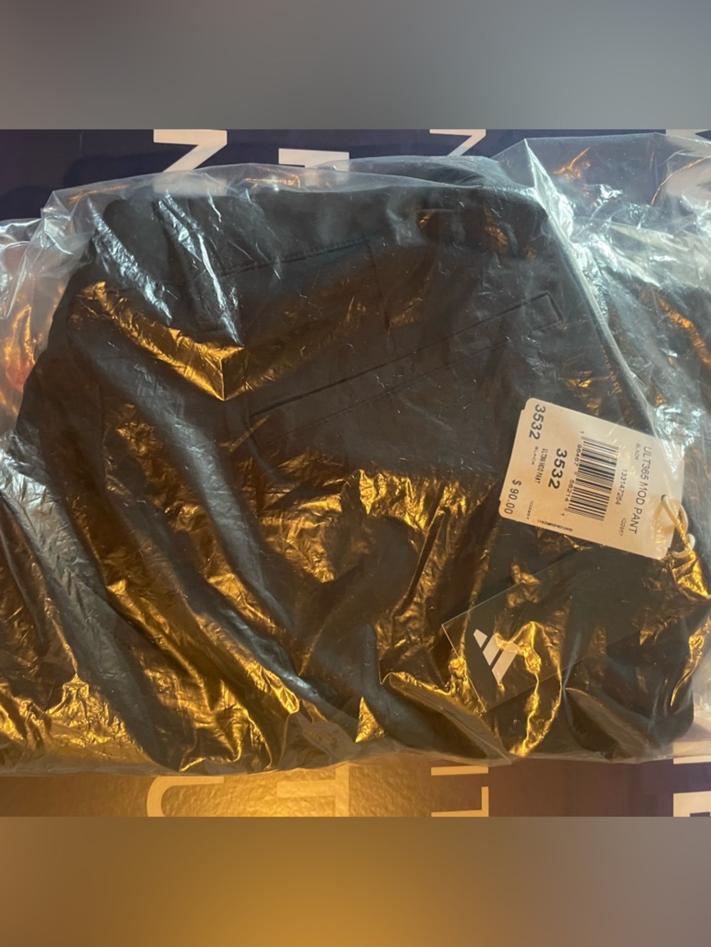 Adidas 35/32 Black ULT365 MOD Golf Pants